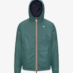 New K-Way JAKE PLUS.2 REVERSIBLE Blued-greenp