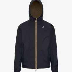 Discount K-Way JAKE PLUS.2 REVERSIBLE Blued-brownc