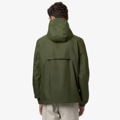 Clearance K-Way JAKE PLUS.2 REVERSIBLE Greenc-blued