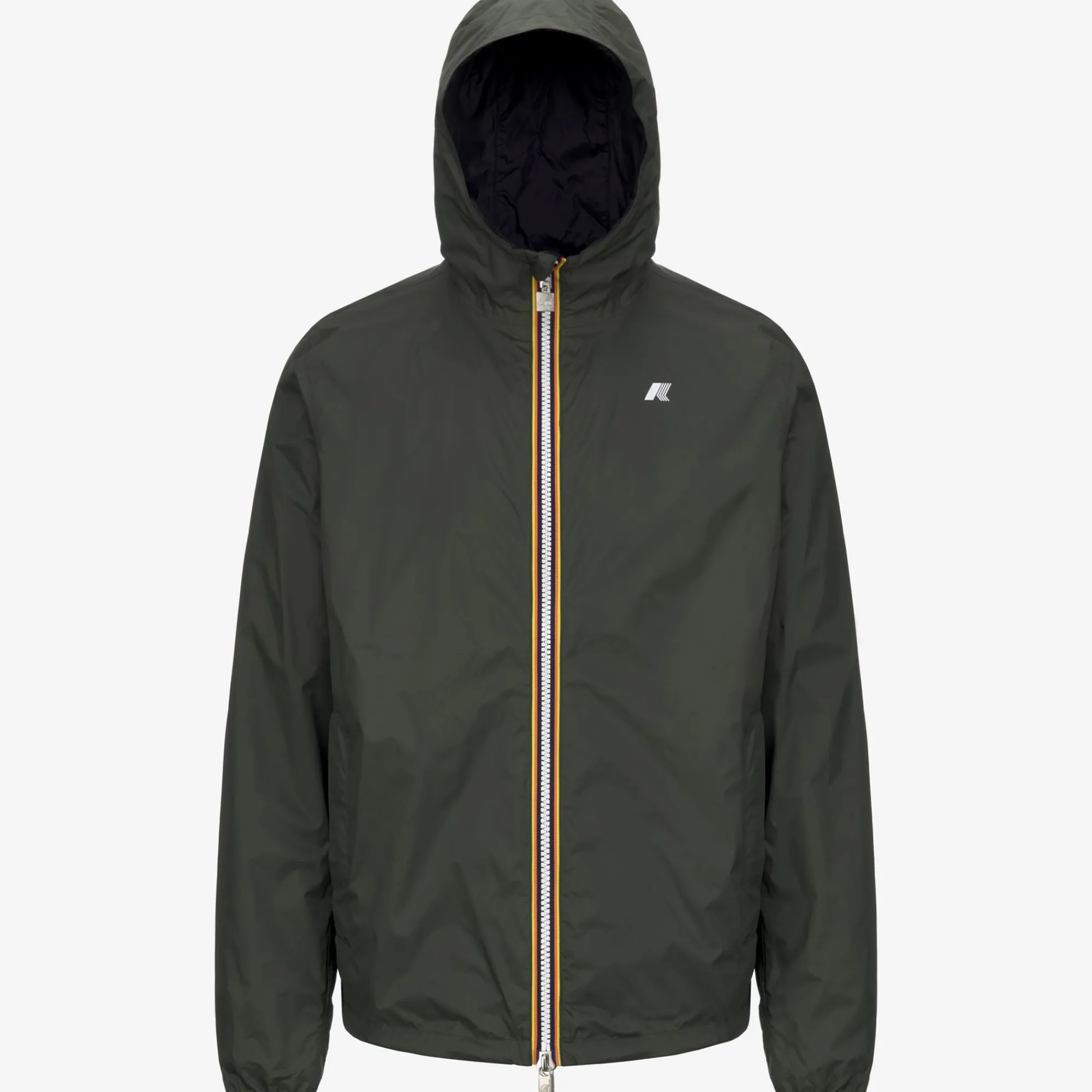 Best K-Way JAKE PLUS.2 REVERSIBLE Greenblackish-blackpure