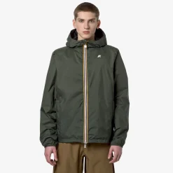 Best K-Way JAKE PLUS.2 REVERSIBLE Greenblackish-blackpure