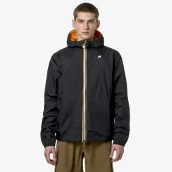Hot K-Way JAKE PLUS.2 REVERSIBLE Black-orangem