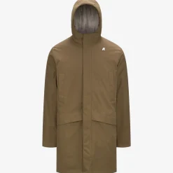 Discount K-Way JARNO TWILL MARMOTTA Brownc-beigeg