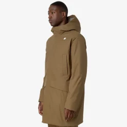 Discount K-Way JARNO TWILL MARMOTTA Brownc-beigeg