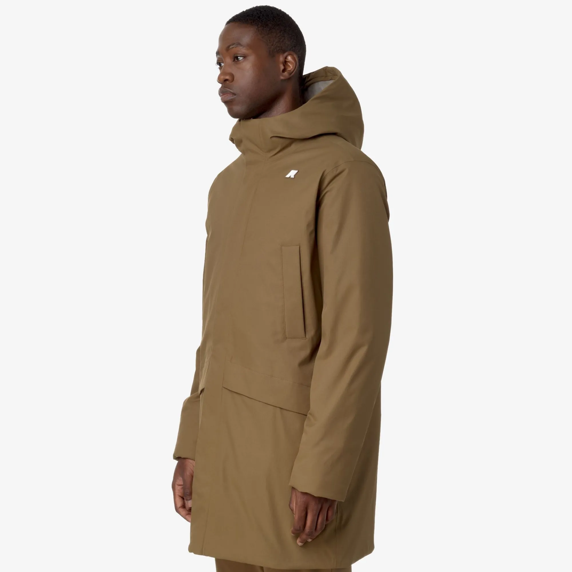 Discount K-Way JARNO TWILL MARMOTTA Brownc-beigeg