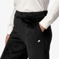New K-Way JENNY VELOUR POLAR Blackp-blackp