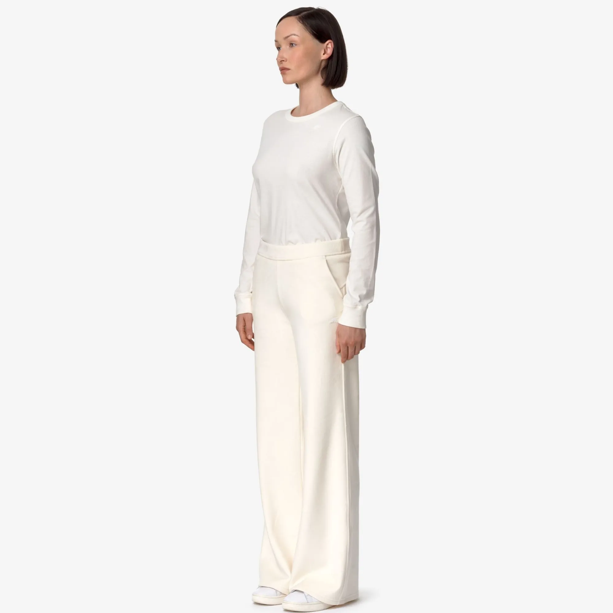 Sale K-Way JENNY VELOUR POLAR Whiteg-whiteg