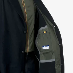 Sale K-Way JENZAC WOOLMARK Bluedepth-greenblackish