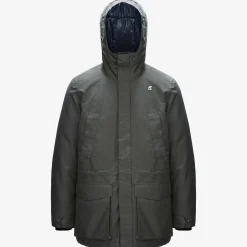 Outlet K-Way JOSHUA THERMO HEAVY Greenblackish-bluedepth