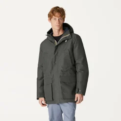 Outlet K-Way JOSHUA THERMO HEAVY Greenblackish-bluedepth