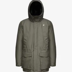 Outlet K-Way JOSHUA THERMO HEAVY Greenb-blackp