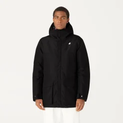 Outlet K-Way JOSHUA THERMO HEAVY Blackpure-bluedepth