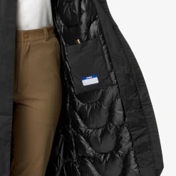 Outlet K-Way KALISI SATIN THERMO Blackpure