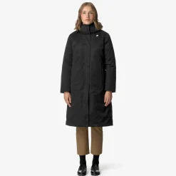 Outlet K-Way KALISI SATIN THERMO Blackpure