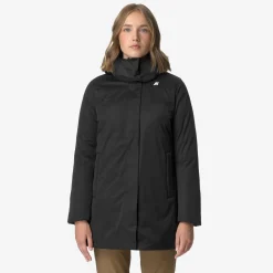 Outlet K-Way KALUA SATIN THERMO Blackpure