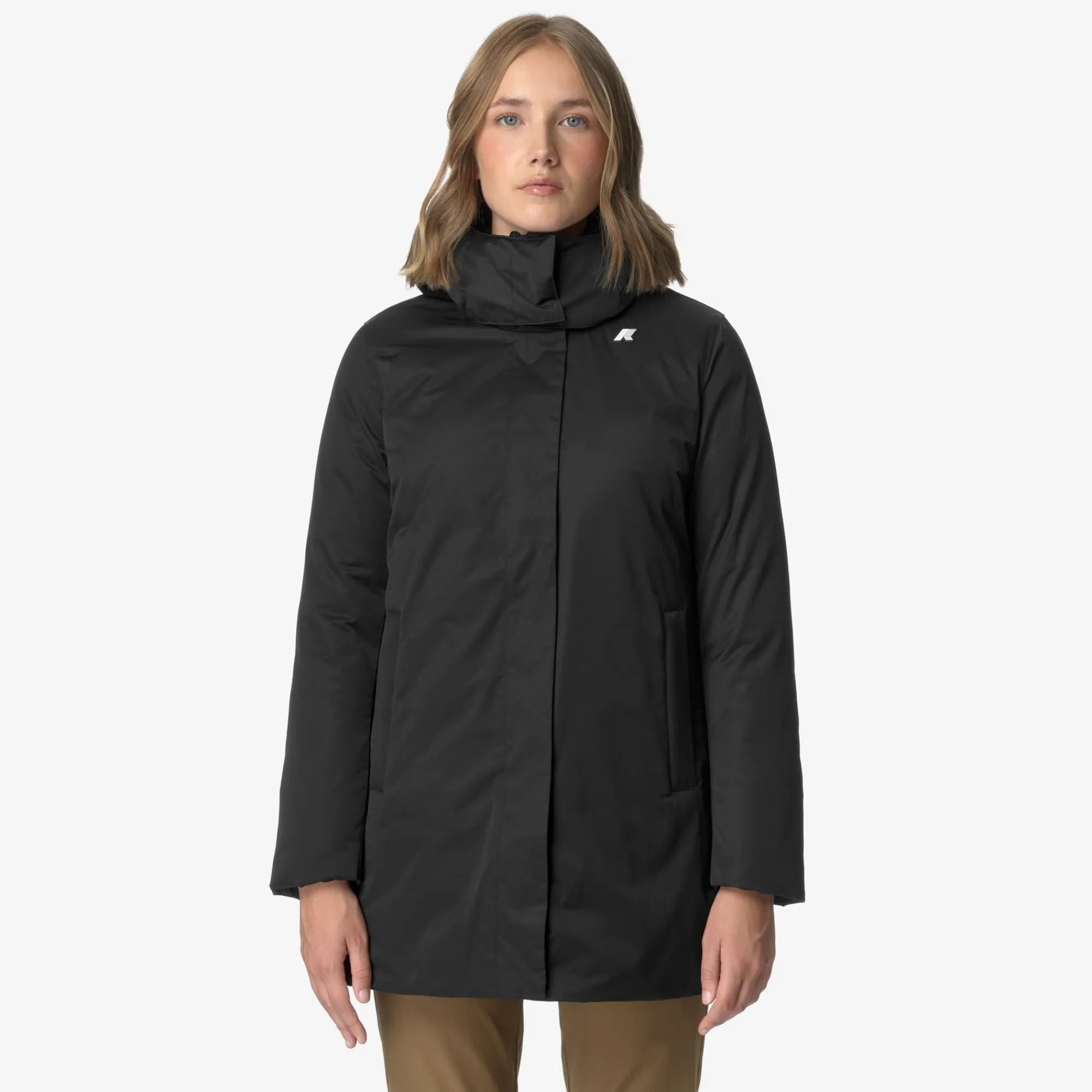 Outlet K-Way KALUA SATIN THERMO Blackpure