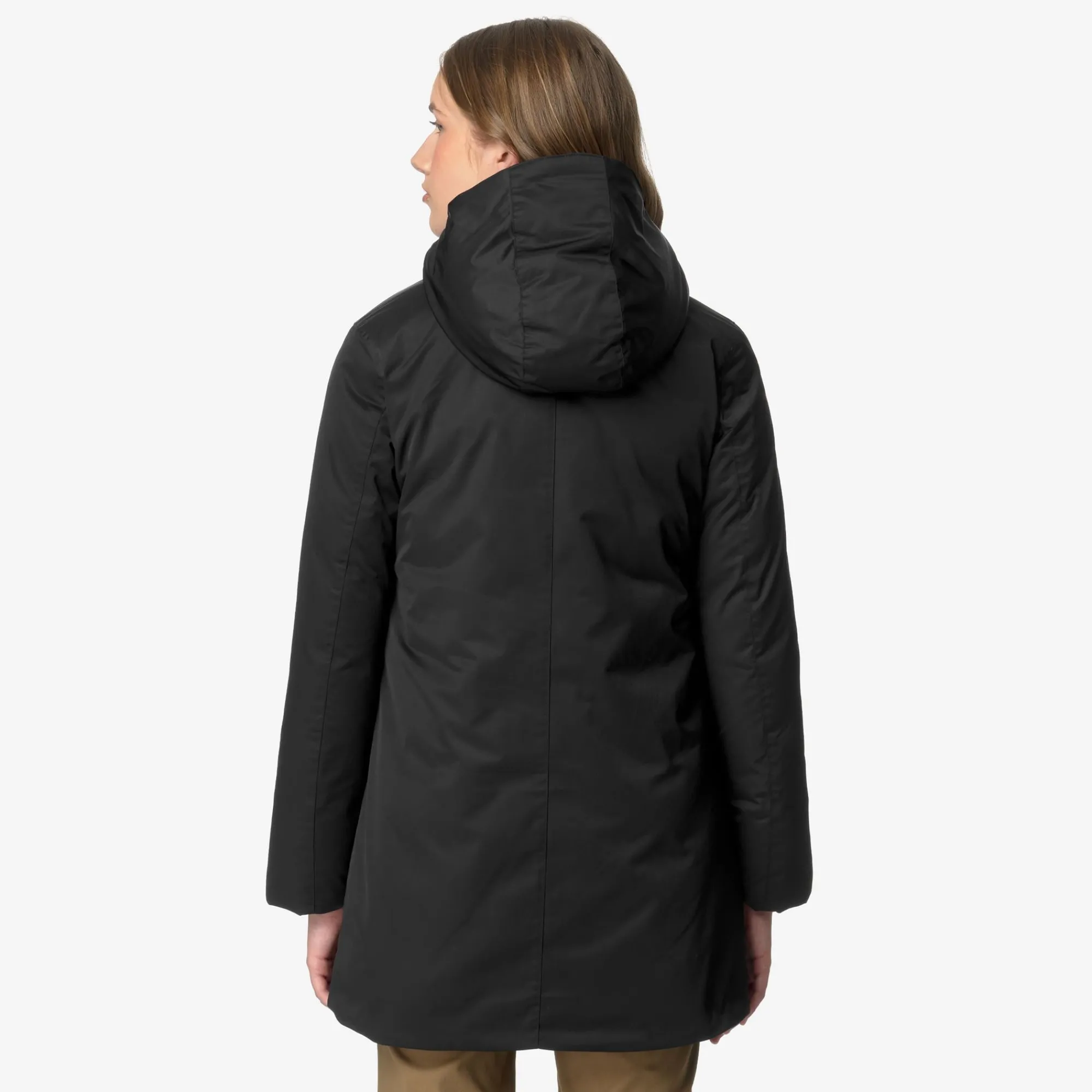 Outlet K-Way KALUA SATIN THERMO Blackpure