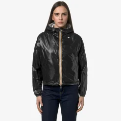 New K-Way LAURETTE PLUS.2 REVERSIBLE White-black