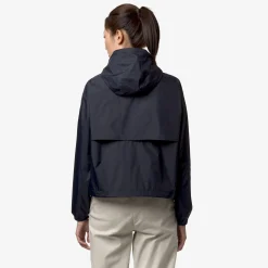 Discount K-Way LAURETTE PLUS.2 REVERSIBLE Blued-greys