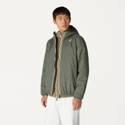 K-Way LE VRAI 3.0 CLAUDE WARM Greenblackish