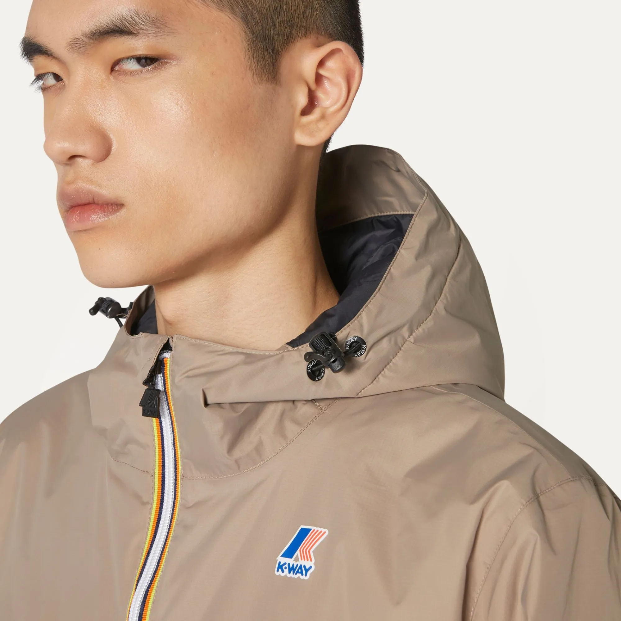 Sale K-Way LE VRAI 3.0 CLAUDE WARM Beigetaupe