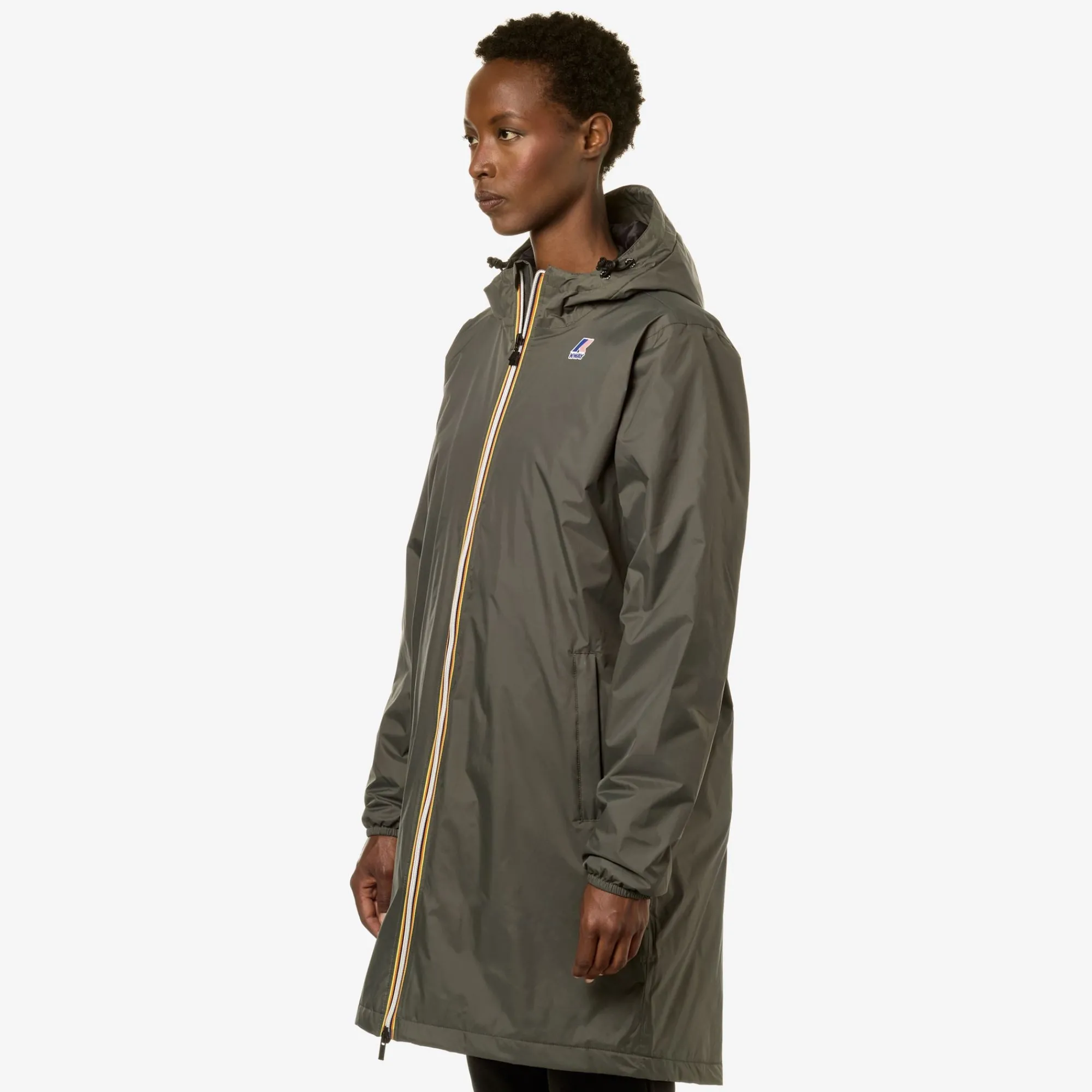 Discount K-Way LE VRAI 3.0 EIFFEL WARM Greenblackish