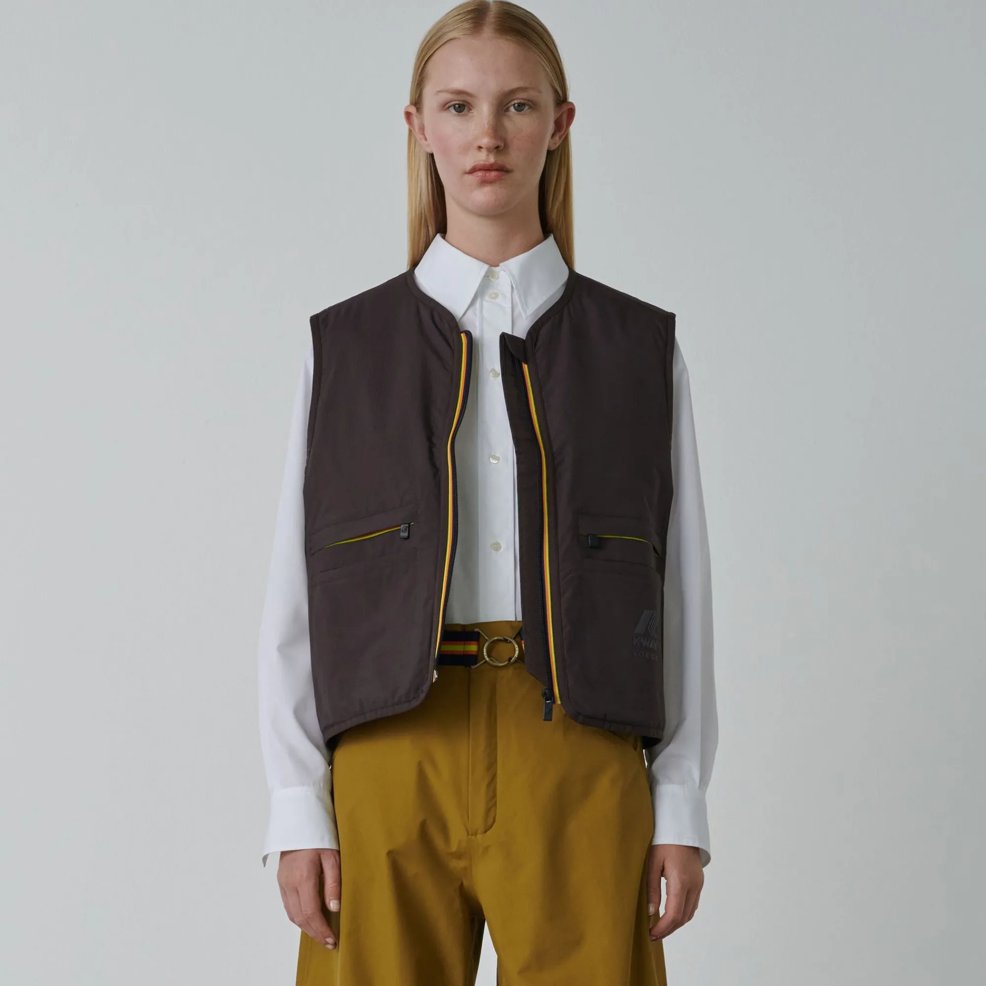 Outlet K-Way LE VRAI 2.1 AMIABLE LARZAC SOEUR Brownafterdk