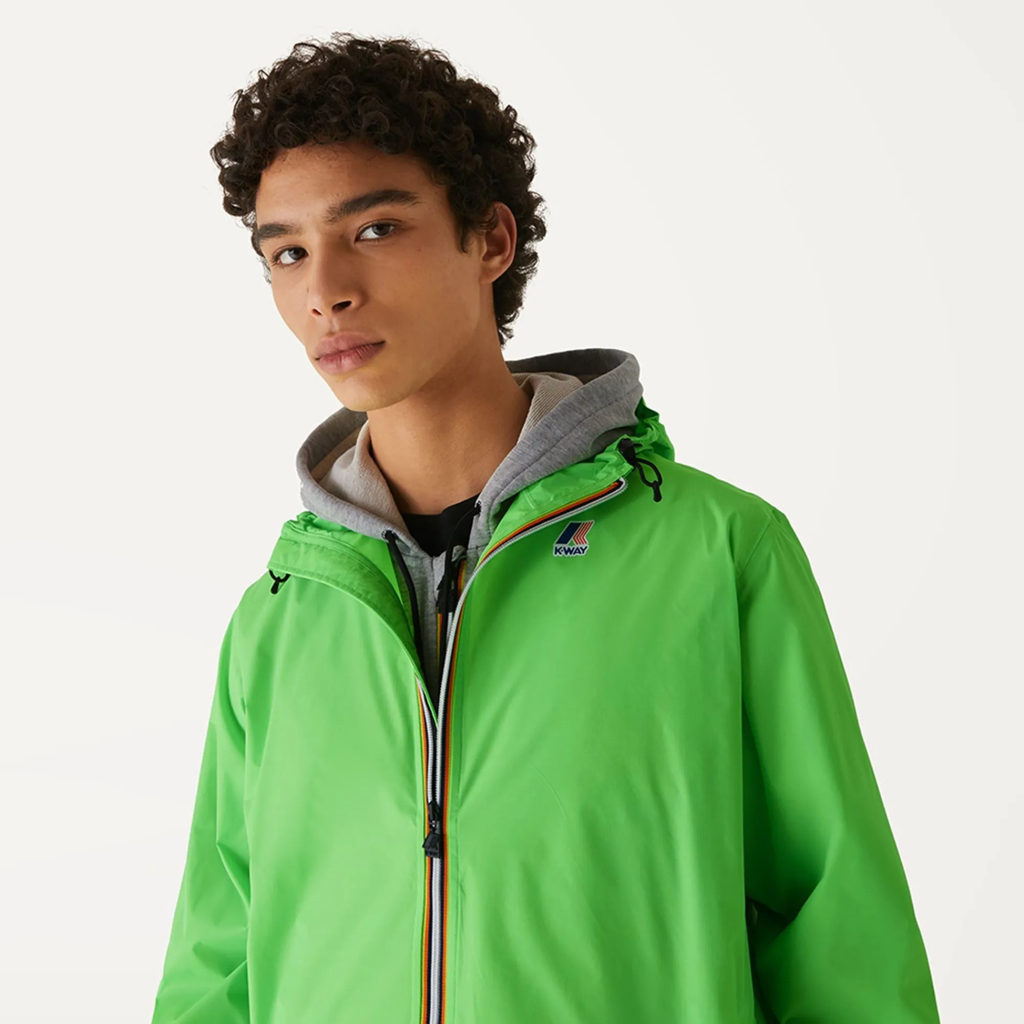 Outlet K-Way LE VRAI 3.0 CLAUDE Greenfluo