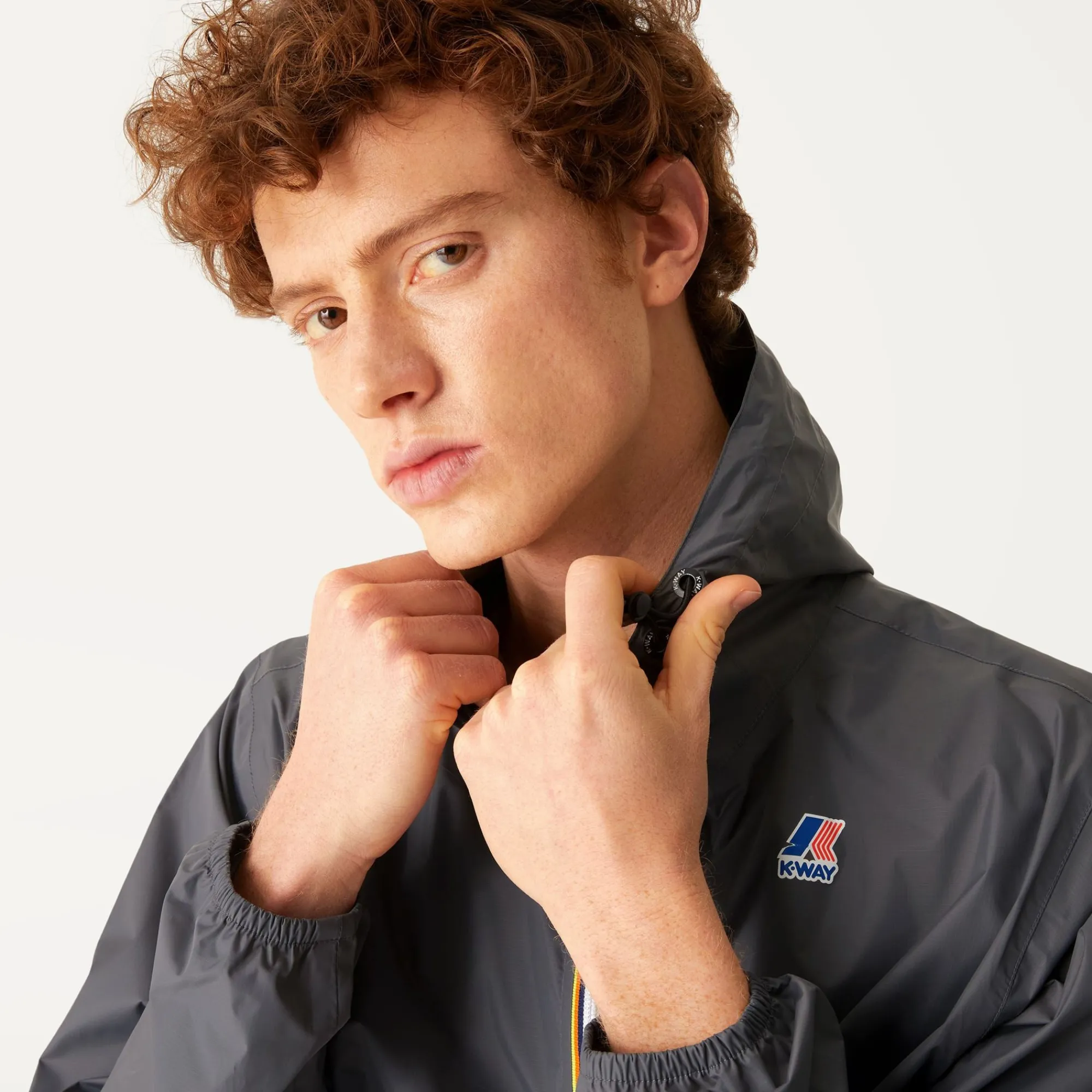 New K-Way LE VRAI 3.0 CLAUDE Greysmoked