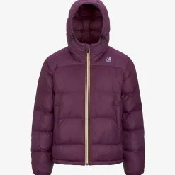 Hot K-Way LE VRAI 3.0 CLAUDE HEAVY WARM Violetdkpurple