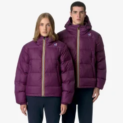 Hot K-Way LE VRAI 3.0 CLAUDE HEAVY WARM Violetdkpurple