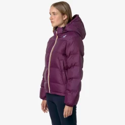 Hot K-Way LE VRAI 3.0 CLAUDE HEAVY WARM Violetdkpurple