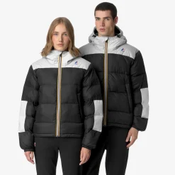 Outlet K-Way LE VRAI 3.0 CLAUDE HEAVY WARM Blackpure-greylt