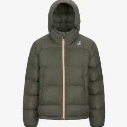 K-Way LE VRAI 3.0 CLAUDE HEAVY WARM Greenblackish