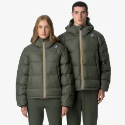 K-Way LE VRAI 3.0 CLAUDE HEAVY WARM Greenblackish