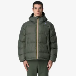 K-Way LE VRAI 3.0 CLAUDE HEAVY WARM Greenblackish