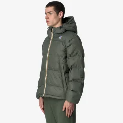 K-Way LE VRAI 3.0 CLAUDE HEAVY WARM Greenblackish