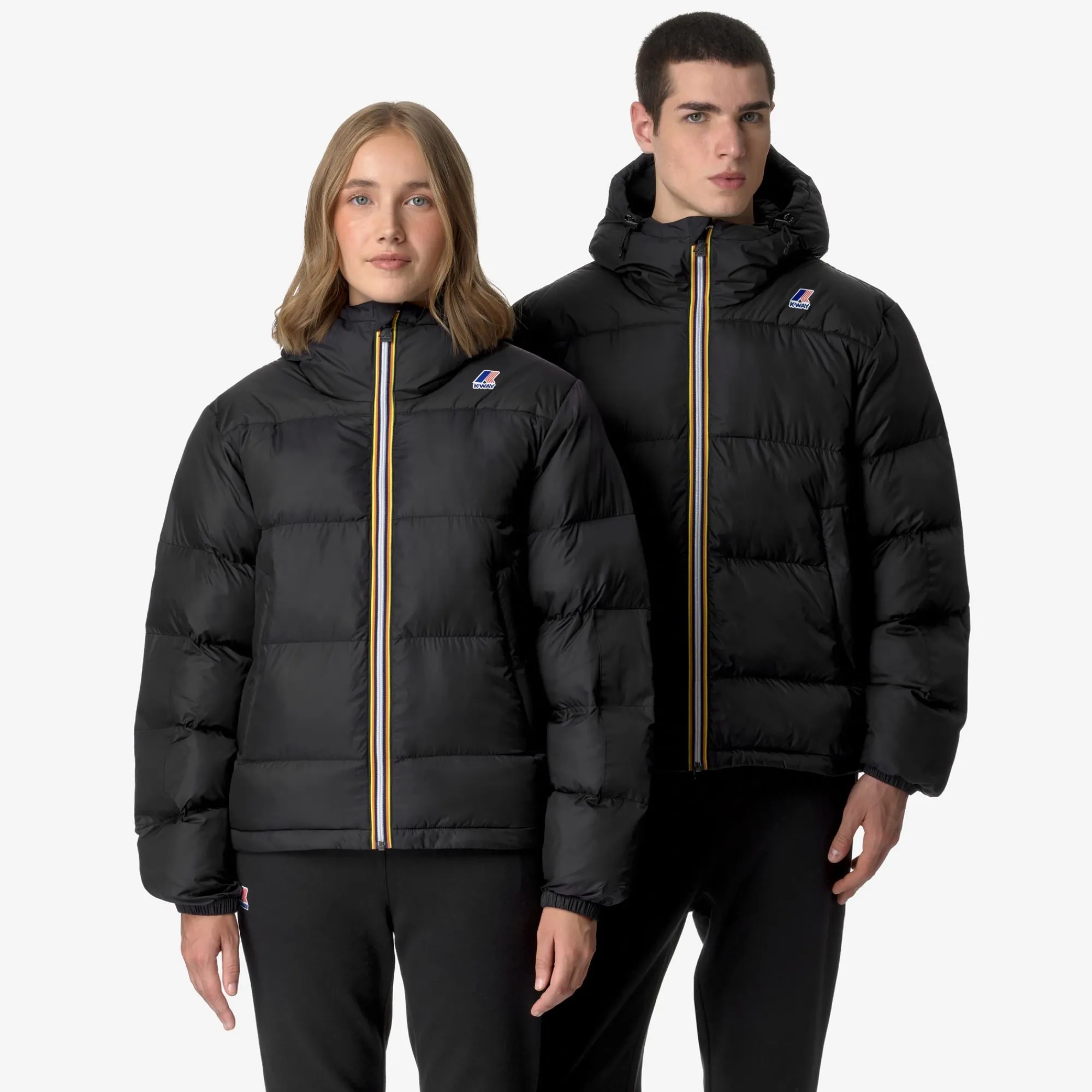 Sale K-Way LE VRAI 3.0 CLAUDE HEAVY WARM Blackpure