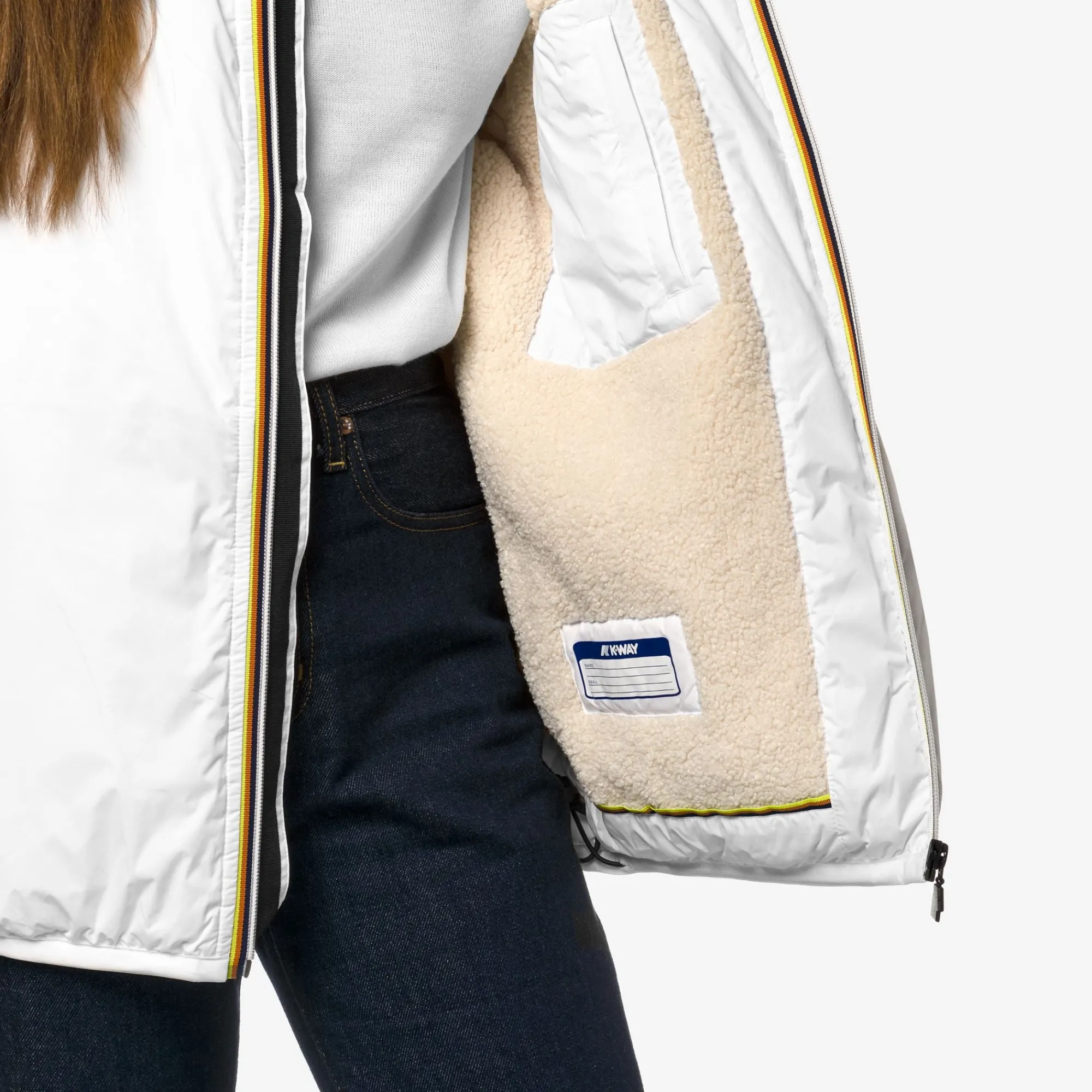 Best K-Way LE VRAI 3.0 CLAUDE ORSETTO White