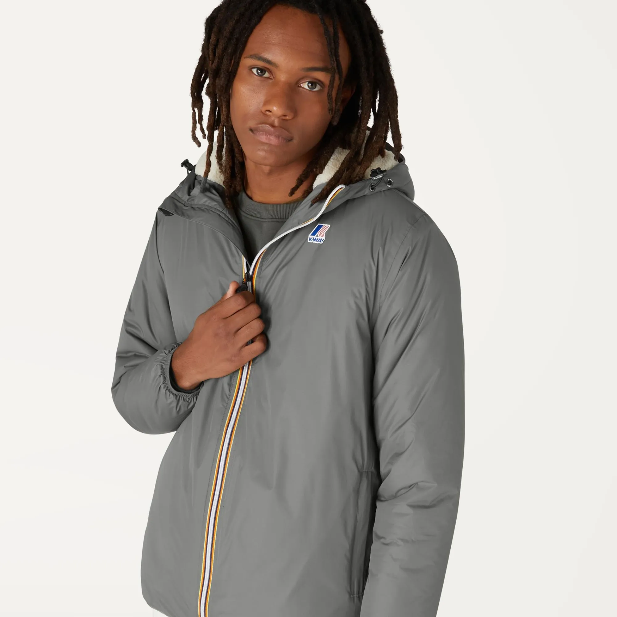 Clearance K-Way LE VRAI 3.0 CLAUDE ORSETTO Greysmoked