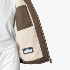 Outlet K-Way LE VRAI 3.0 CLAUDE ORSETTO Browngreenish