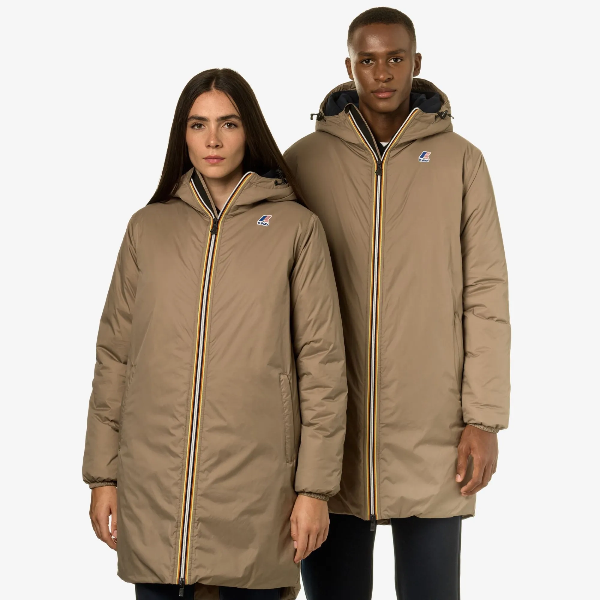 Clearance K-Way Le Vrai 3.0 Eiffel Orsetto Beigetaupe