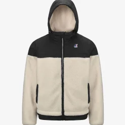 Discount K-Way LE VRAI 3.0 JILDAZ ORSETTO Ecru-blackpure