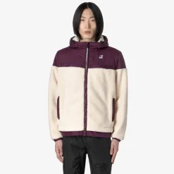 Best K-Way LE VRAI 3.0 JILDAZ ORSETTO Ecru-violetdkpurple