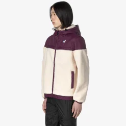 Best K-Way LE VRAI 3.0 JILDAZ ORSETTO Ecru-violetdkpurple