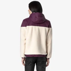 Best K-Way LE VRAI 3.0 JILDAZ ORSETTO Ecru-violetdkpurple