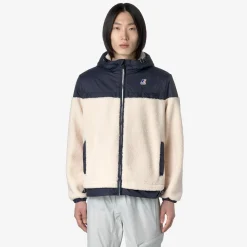 Clearance K-Way LE VRAI 3.0 JILDAZ ORSETTO Ecru-bluedepth