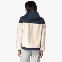 Clearance K-Way LE VRAI 3.0 JILDAZ ORSETTO Ecru-bluedepth