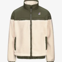 K-Way LE VRAI 3.0 JILDE ORSETTO Ecru-greencypress