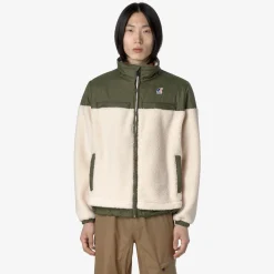 K-Way LE VRAI 3.0 JILDE ORSETTO Ecru-greencypress